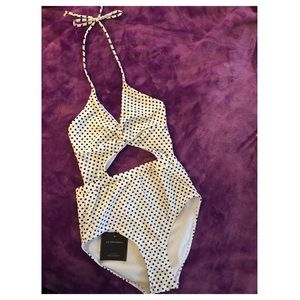 Urban Outfitters cut out High waist Swimsuit